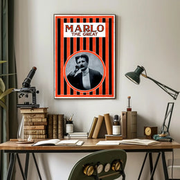 Marlo The Great Vintage Performer Historical Poster