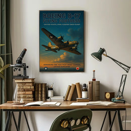 Boeing B-17 Flying Fortress Poster