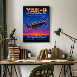 YAK-9 Legacy of Air Dominance Poster