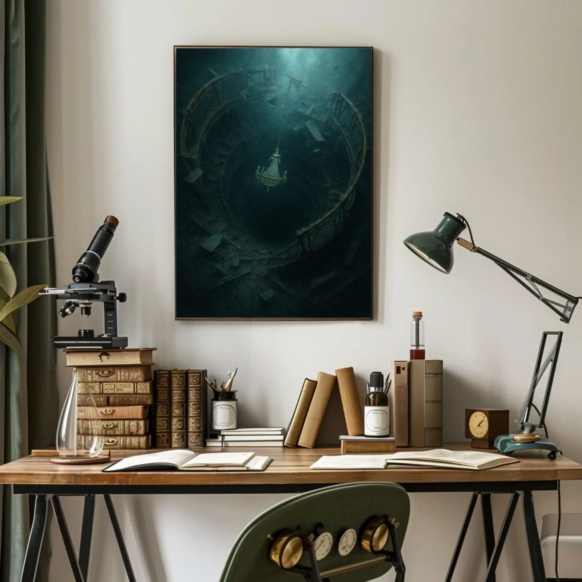 Underwater Elegance Poster