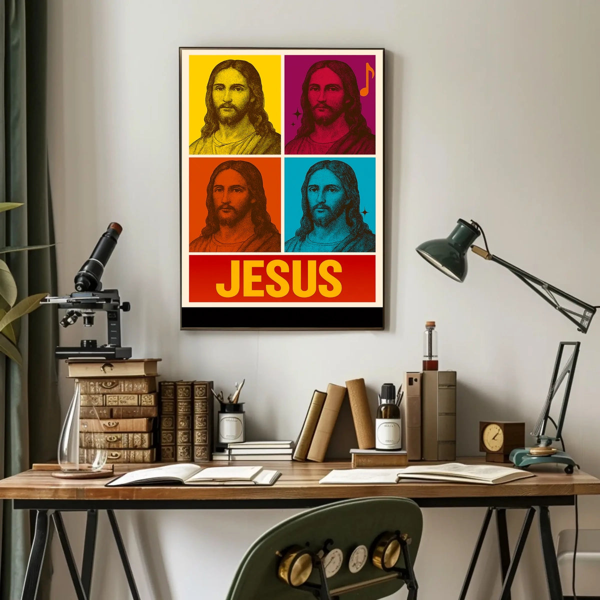 Jesus Pop Art Poster
