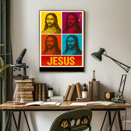 Jesus Pop Art Poster