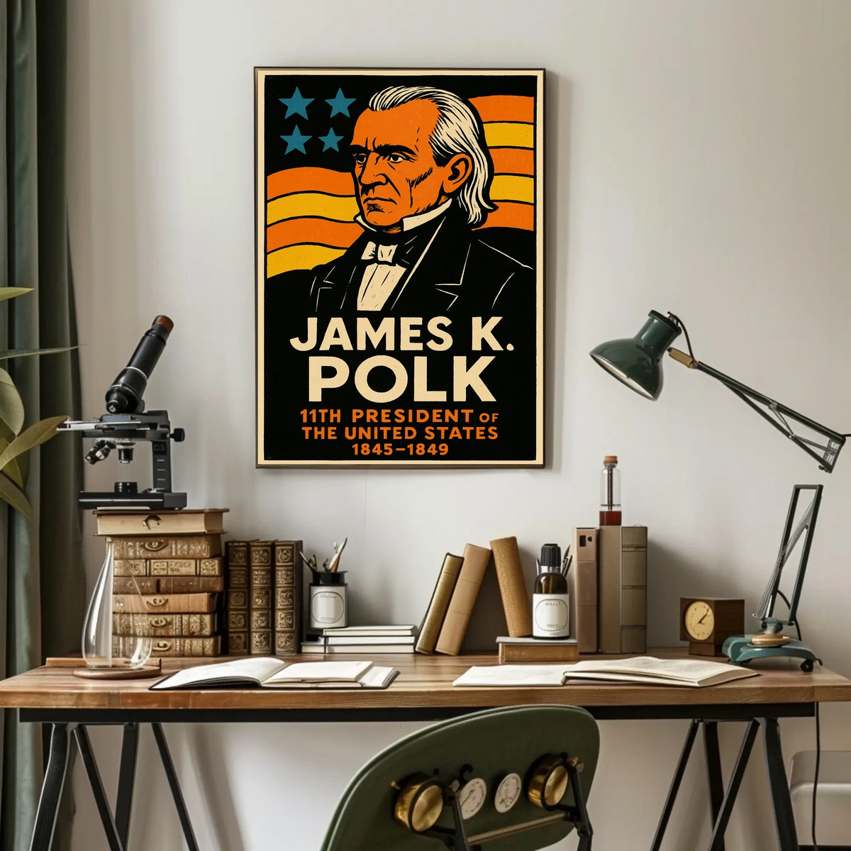 James K. Polk 11th President Poster