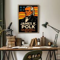 James K. Polk 11th President Poster