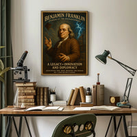 Benjamin Franklin Pioneer of the Enlightenment Poster