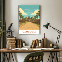 Cambodia's Majestic Heritage Poster