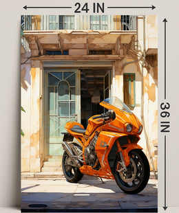 The Vibrant Ride Poster PosterGoat