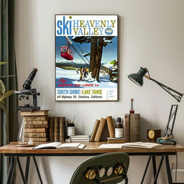 Ski Heavenly Valley Poster PosterGoat