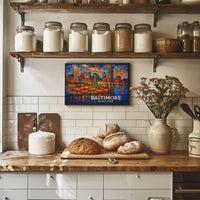 Baltimore Skyline Celebration Poster