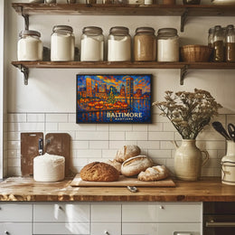 Baltimore Skyline Celebration Poster