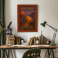 Wadi DoaN Cultural Oasis Of Yemen Poster