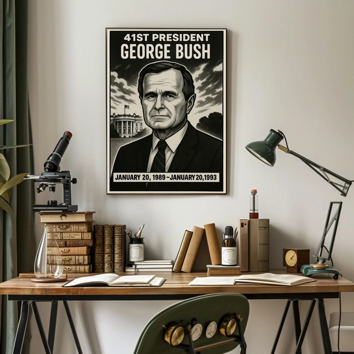 George Bush 41St President Poster