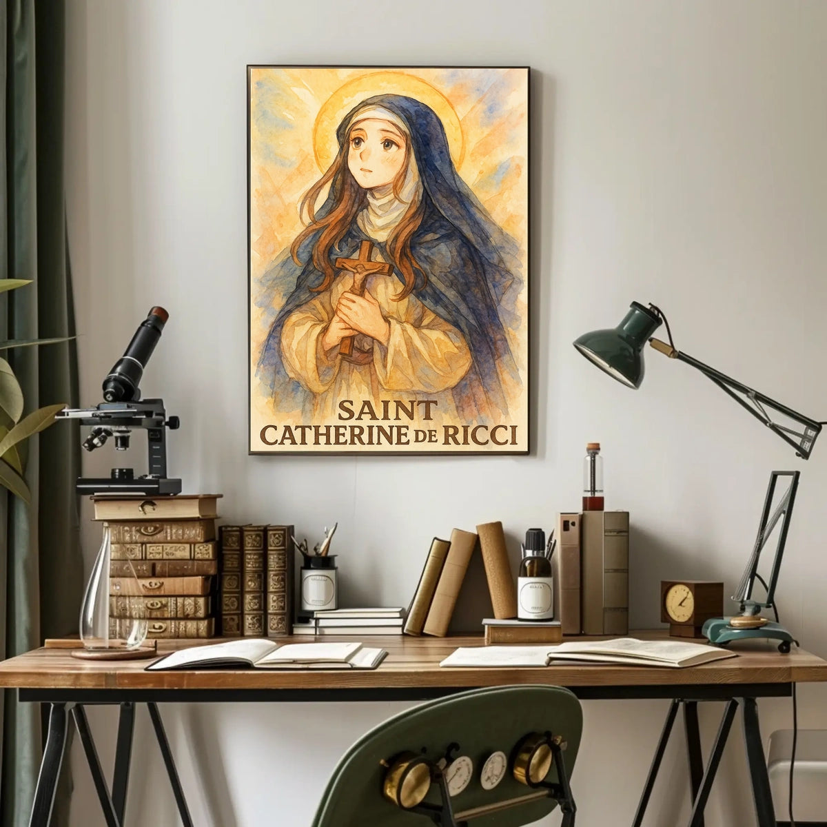 Saint Catherine De Ricci Patron Saint Heritage Poster