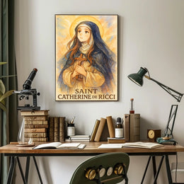 Saint Catherine De Ricci Patron Saint Heritage Poster