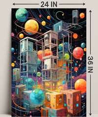 Cosmic Architecture Poster PosterGoat