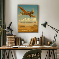 Ryan PT-22 Historic Aircraft WWII Poster