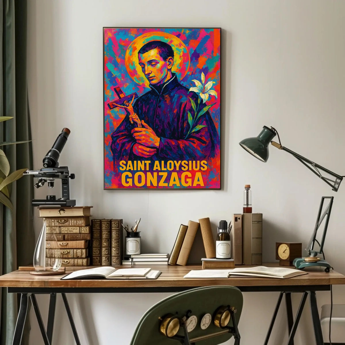 Saint Aloysius Gonzaga Poster
