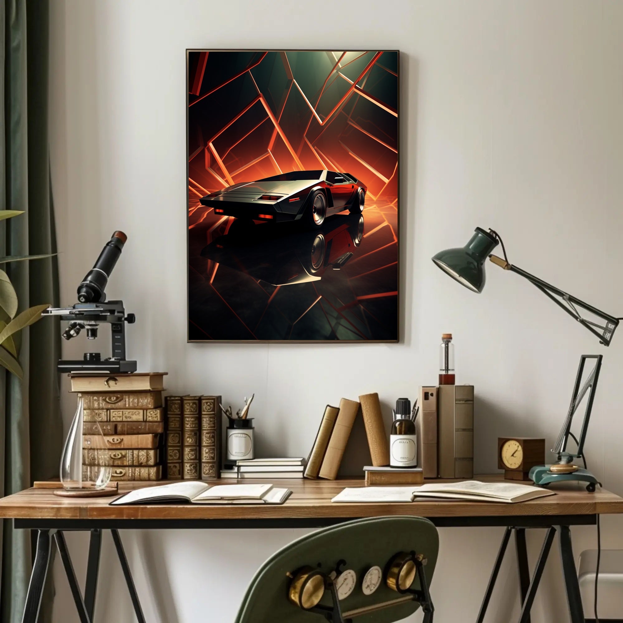 Futuristic Dream Machine Poster PosterGoat