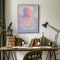 American Spirit Visionary Trump Surrealism Poster