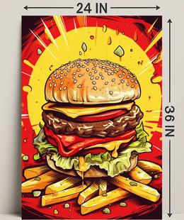 Burger Bliss Poster PosterGoat