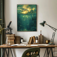 Futuristic Cityscape Poster PosterGoat