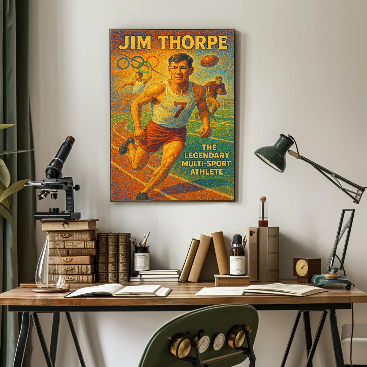 Jim Thorpe Celebrating a Sports Legend Poster