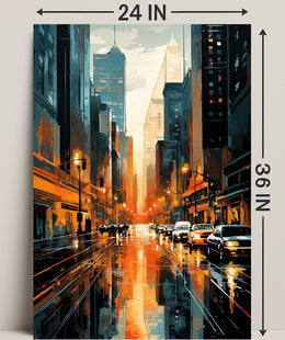 Urban Reflections Poster