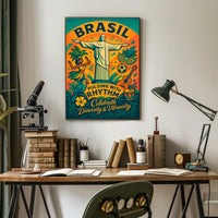 Celebrate Brazil's Vibrant Culture Poster