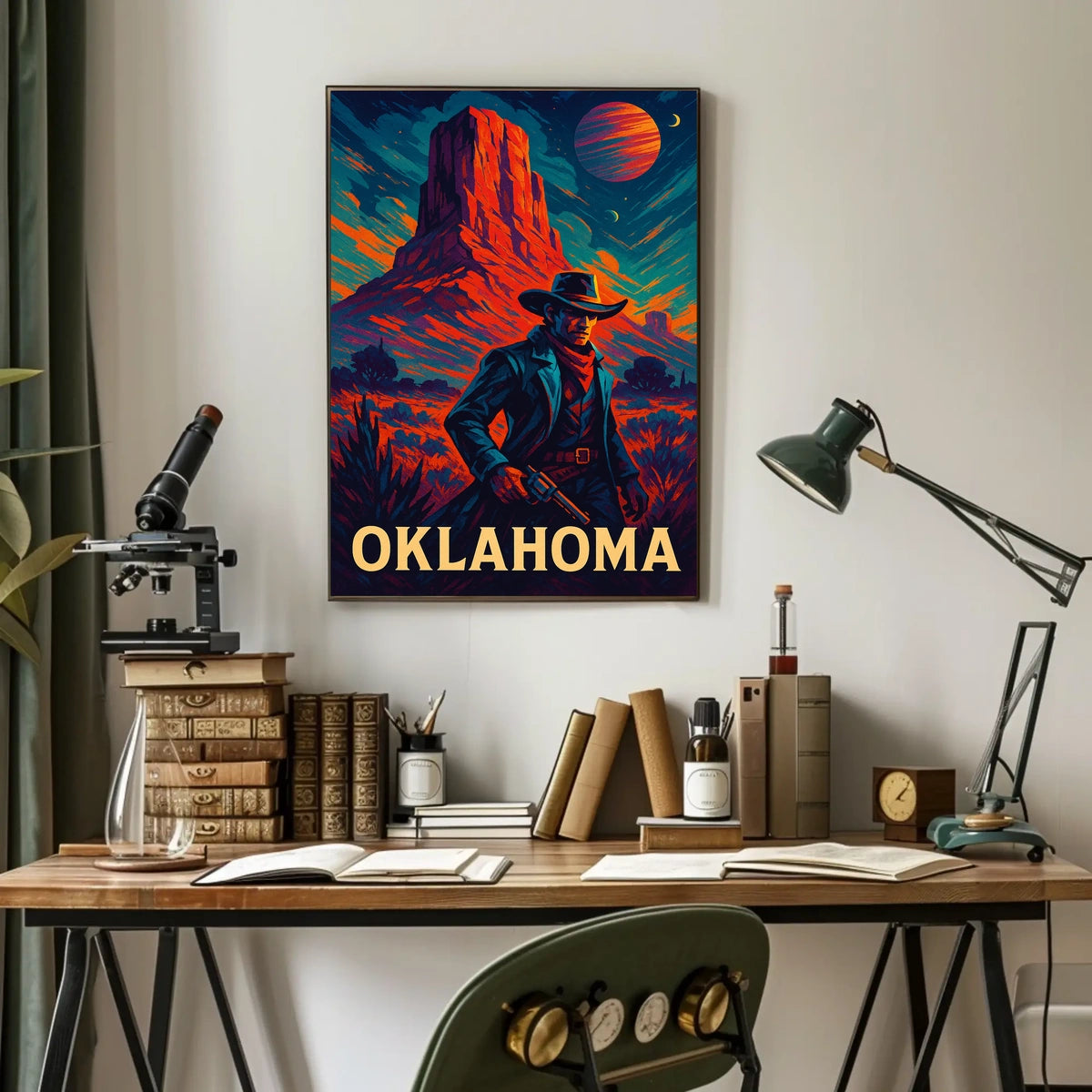 Oklahoma Western Adventure Poster