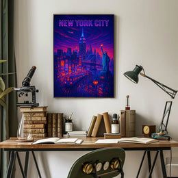 New York City Skyline Poster