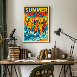 Summer Beach Vibes Poster