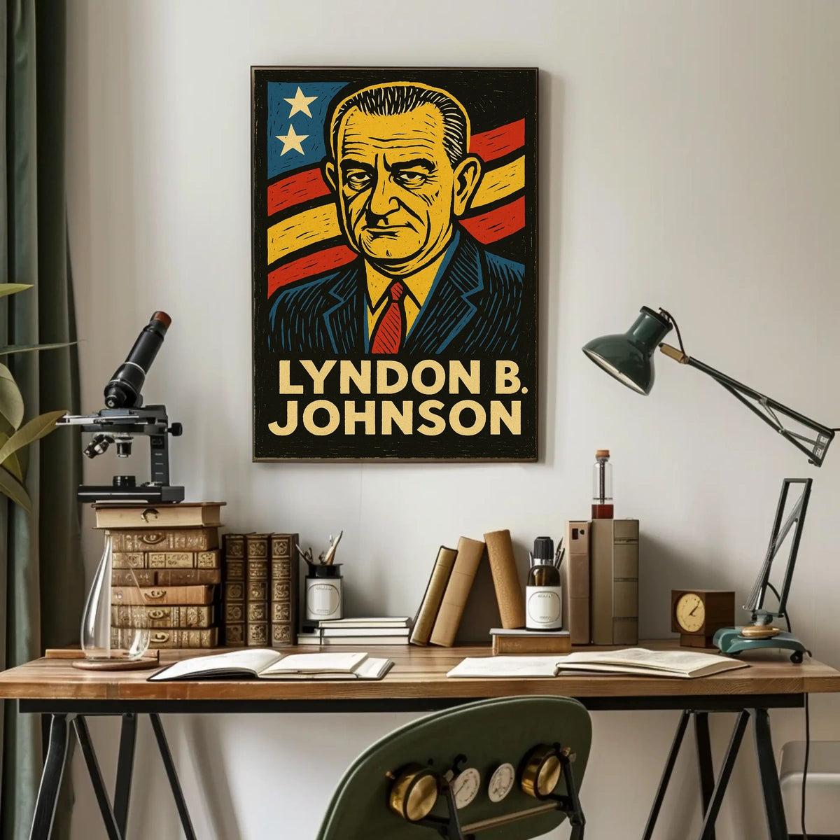 Lyndon B. Johnson Poster