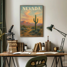 Nevada Sunset Poster