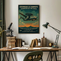 Grumman E-2C Hawkeye Guardian Of The Poster