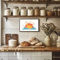 Sunrise Art Poster: Hopeful New Beginnings Decor