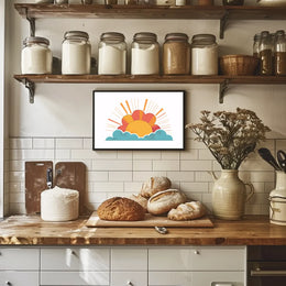 Sunrise Art Poster: Hopeful New Beginnings Decor