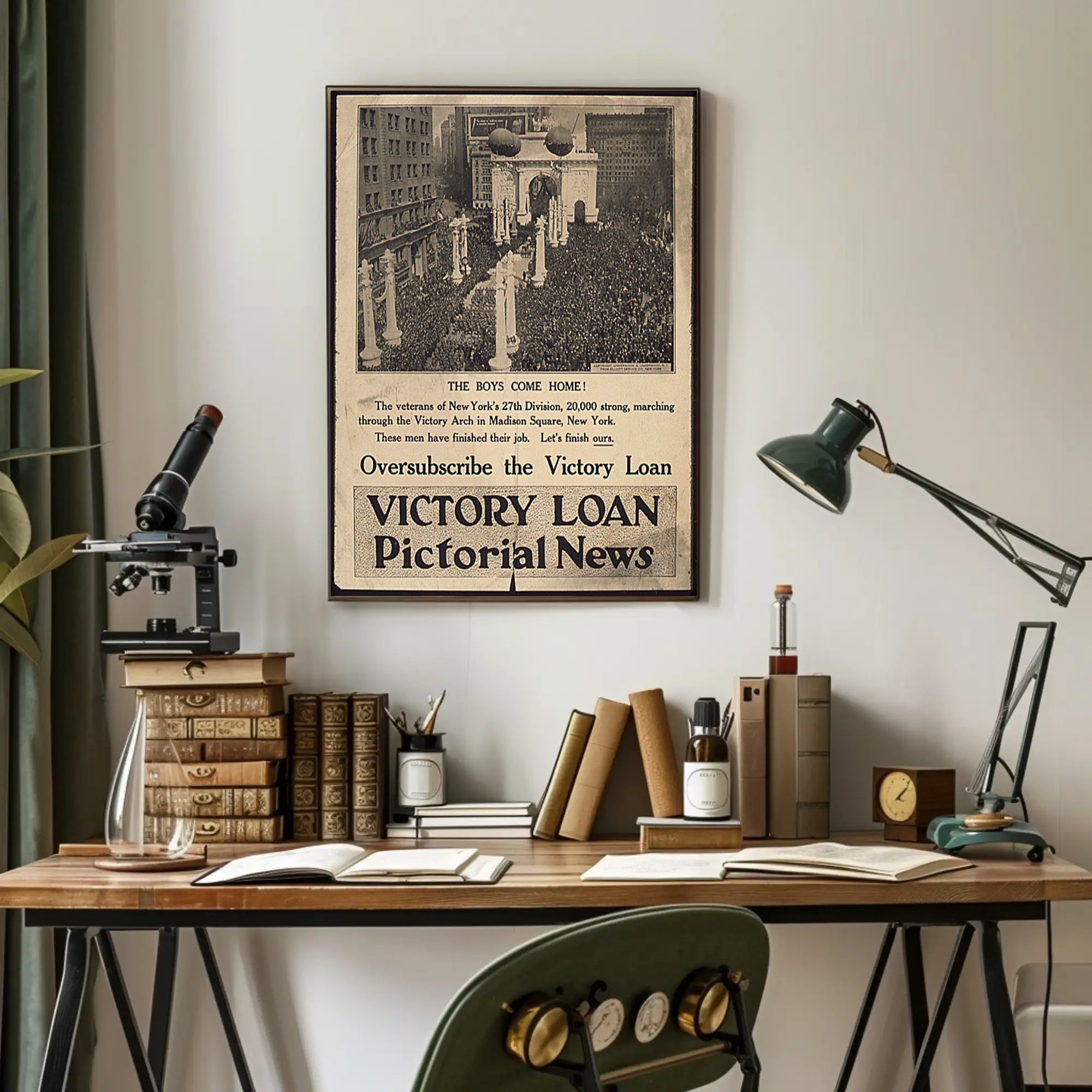Madison Square Victory Arch: Celebrating Heroes, Historical Poster