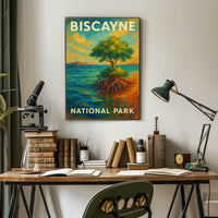 Biscayne National Park Poster Wall Art Coastal Decor