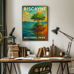 Biscayne National Park Poster Wall Art Coastal Decor