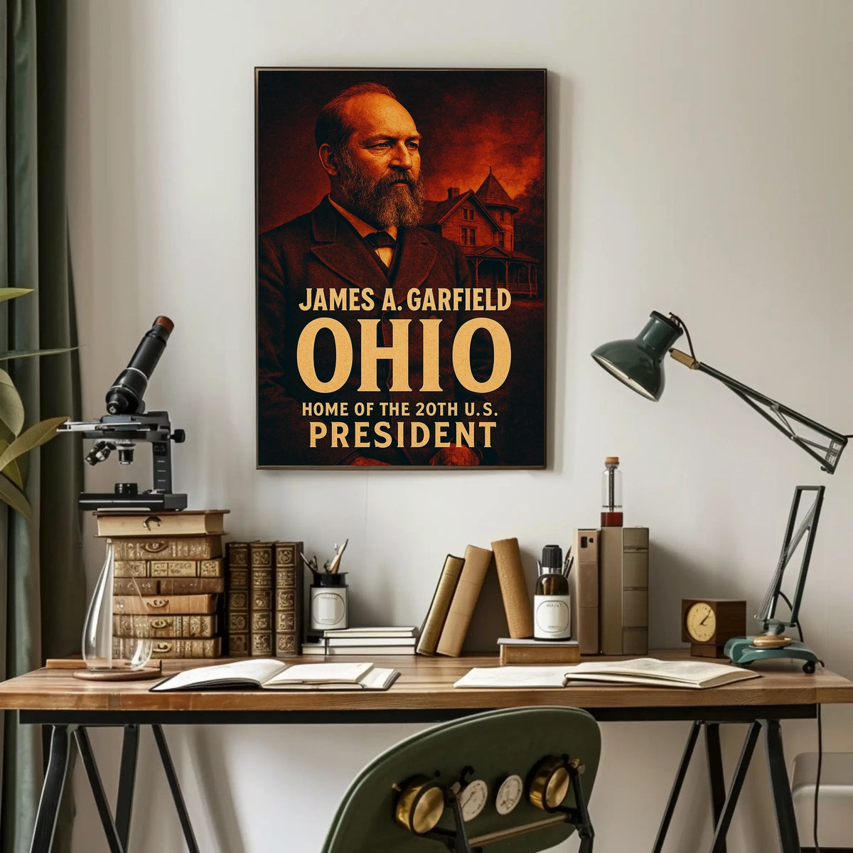 James A. Garfield 20th President Poster