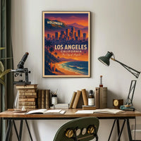 Los Angeles The City of Angels Poster