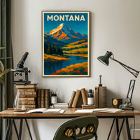 Montana Landscape Poster