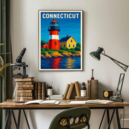Connecticut Lighthouse Poster