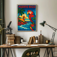 Vibrant Puerto Rico Poster