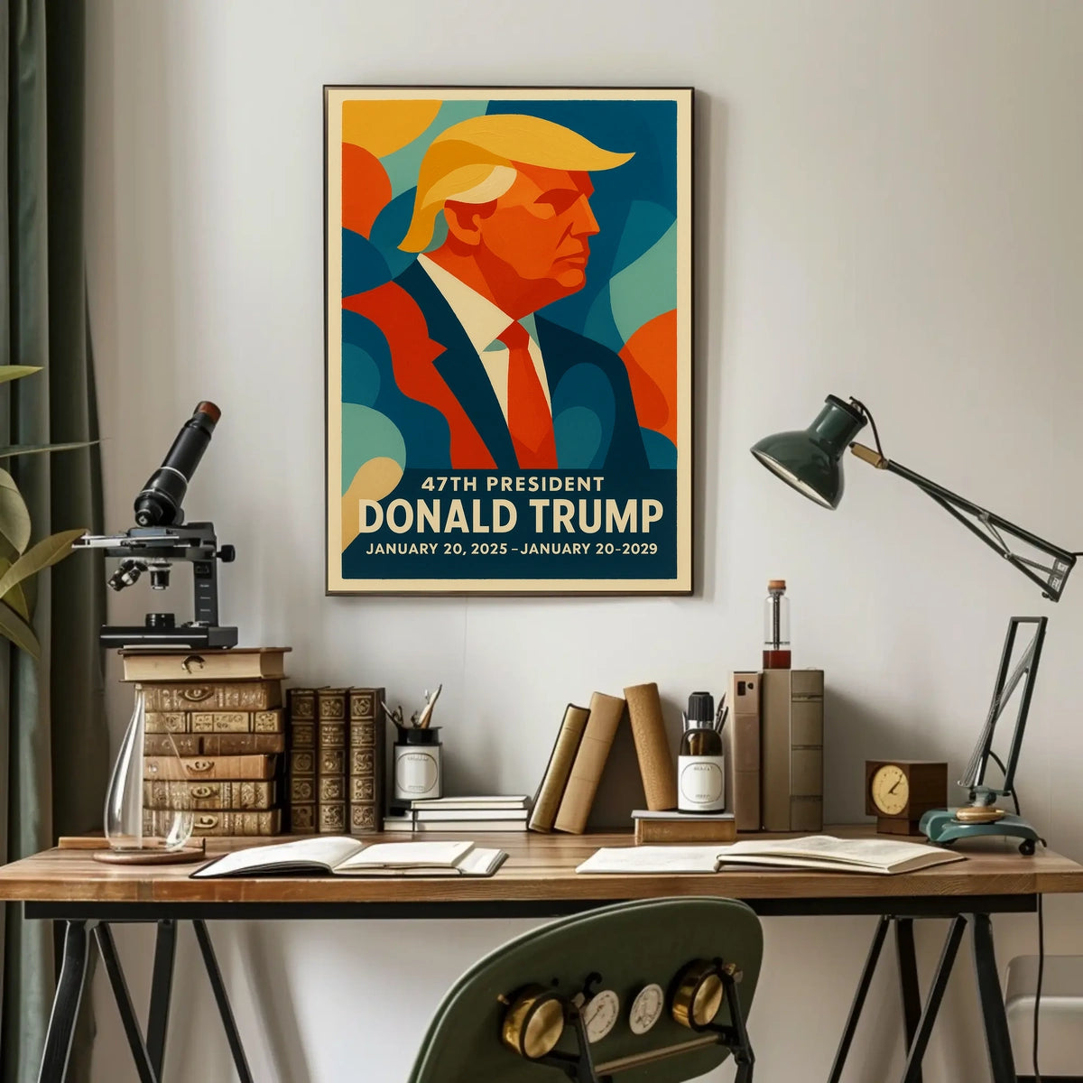 Donald Trump Patriotic Art Poster