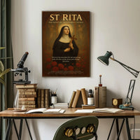 St. Rita The Saint of Impossible Causes Poster PosterGoat