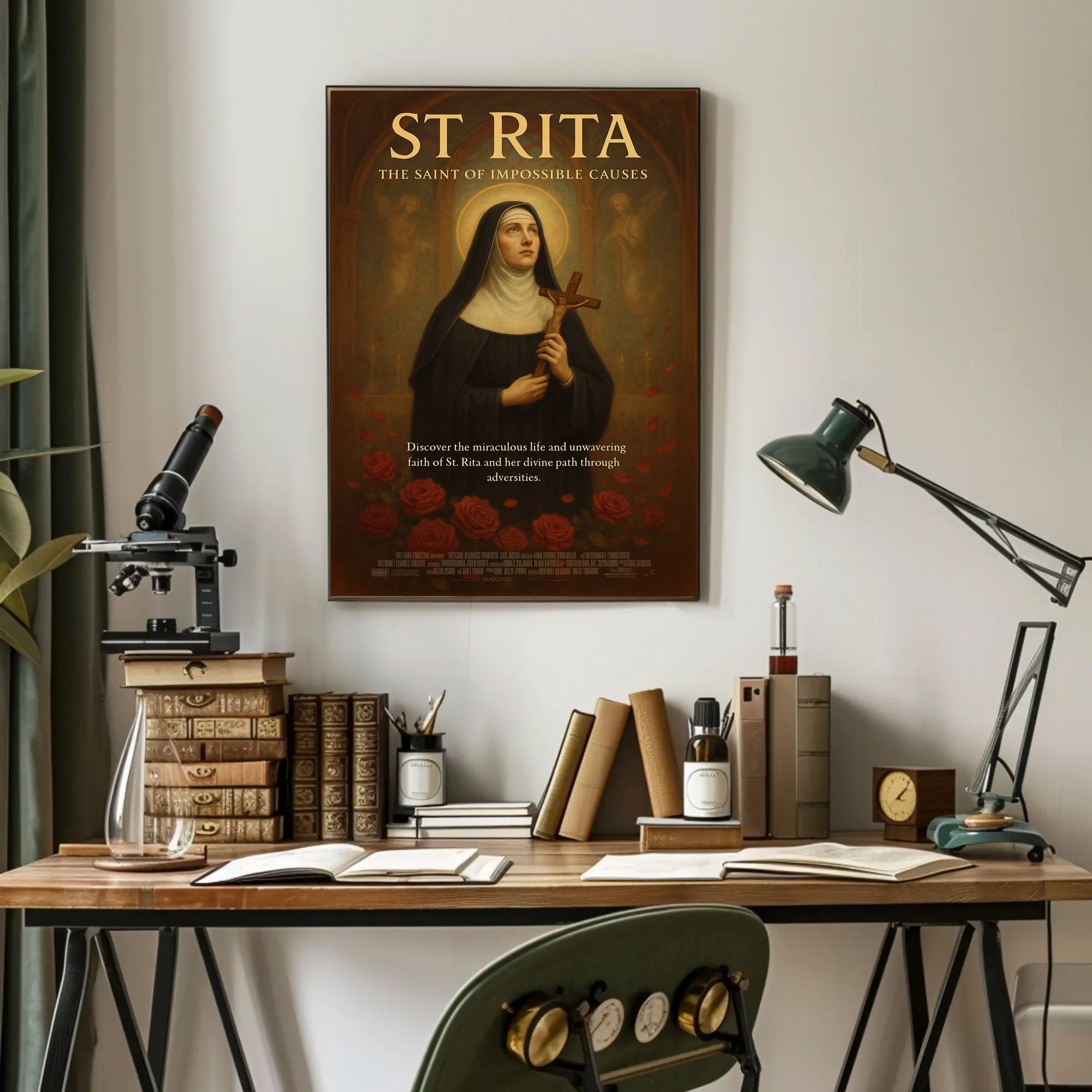 St. Rita The Saint of Impossible Causes Poster PosterGoat