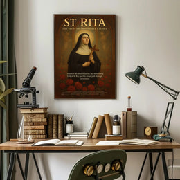 St. Rita The Saint of Impossible Causes Poster PosterGoat