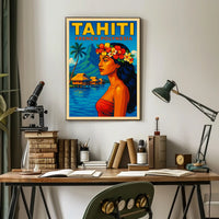 Tahiti French Polynesia Poster
