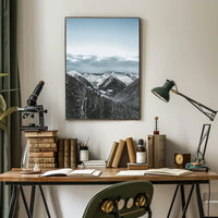 Majestic Snow-Covered Mountains National Park Poster